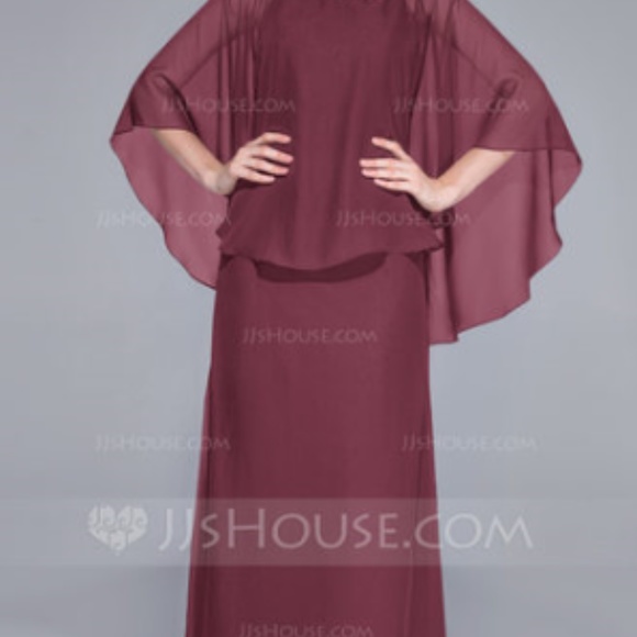 mulberry mother of the bride dress